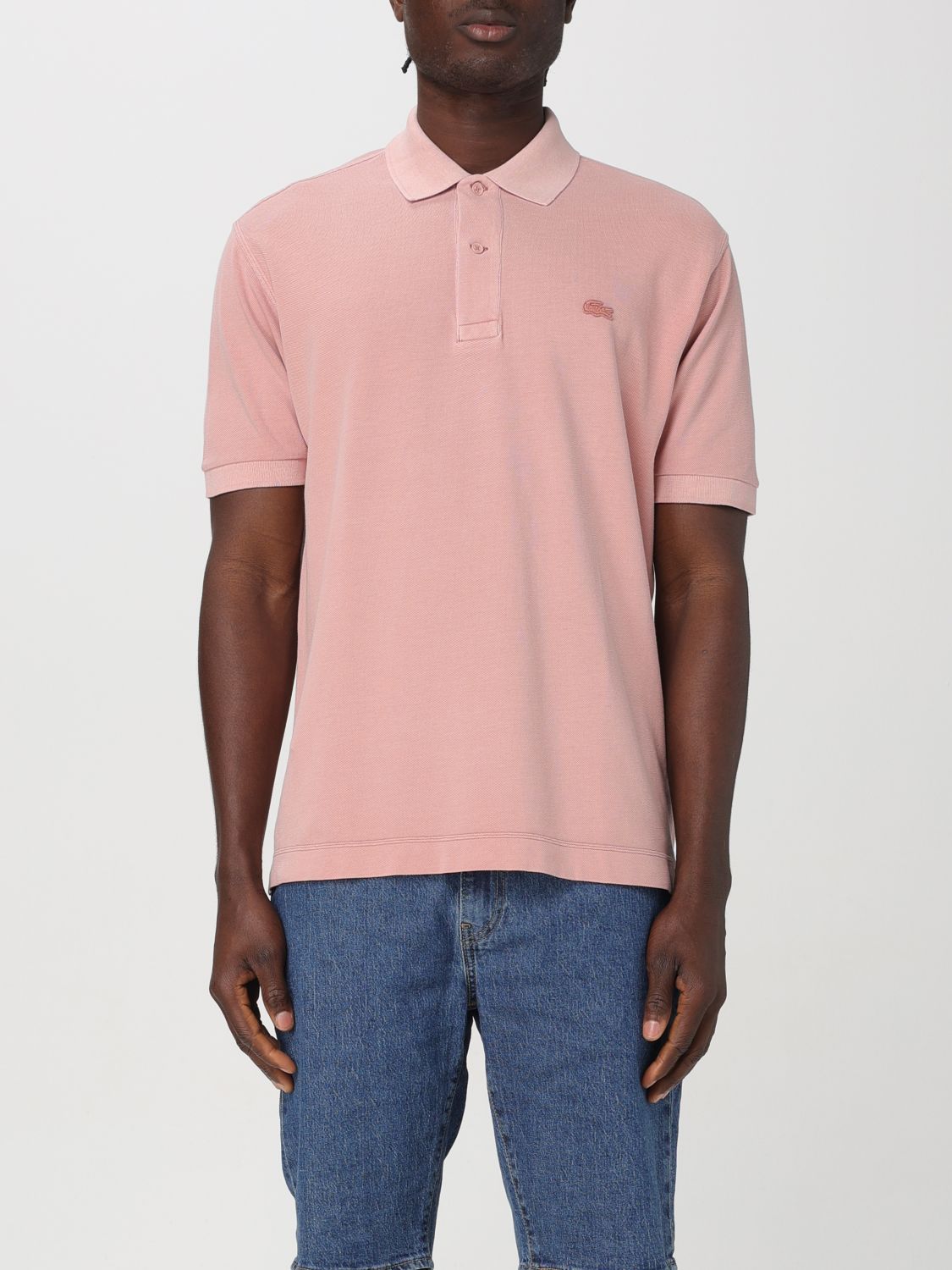 Lacoste Polo Shirt LACOSTE Men color Pink