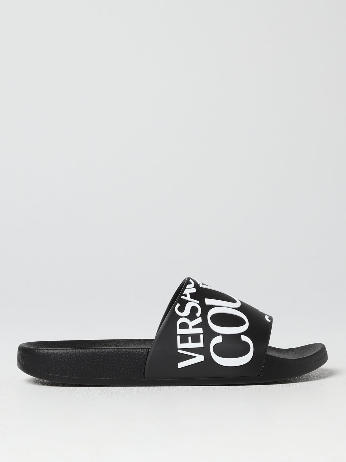 Versace Jeans Couture Flat Sandals VERSACE JEANS COUTURE Woman colour Black