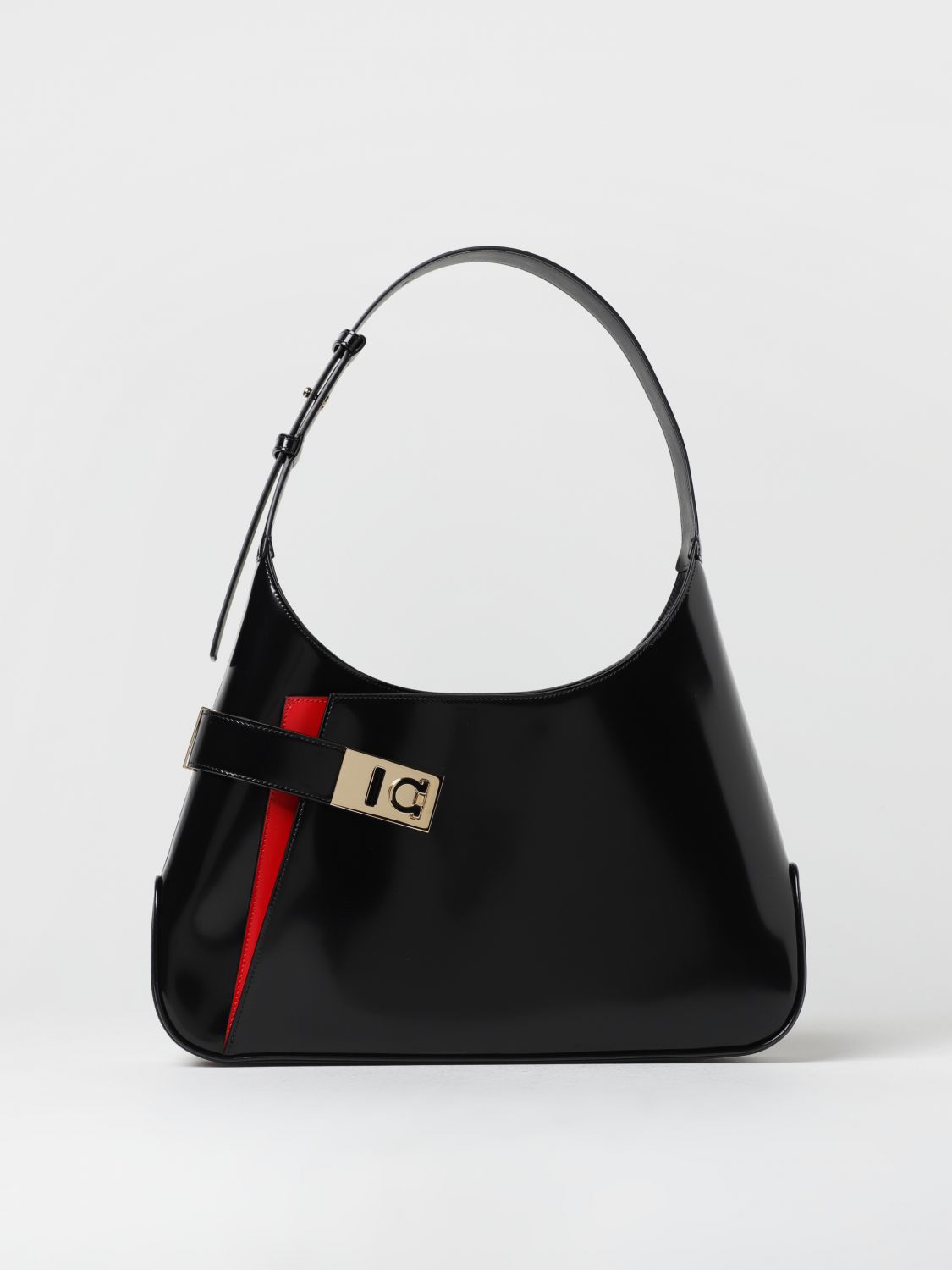 Ferragamo Shoulder Bag FERRAGAMO Woman colour Black