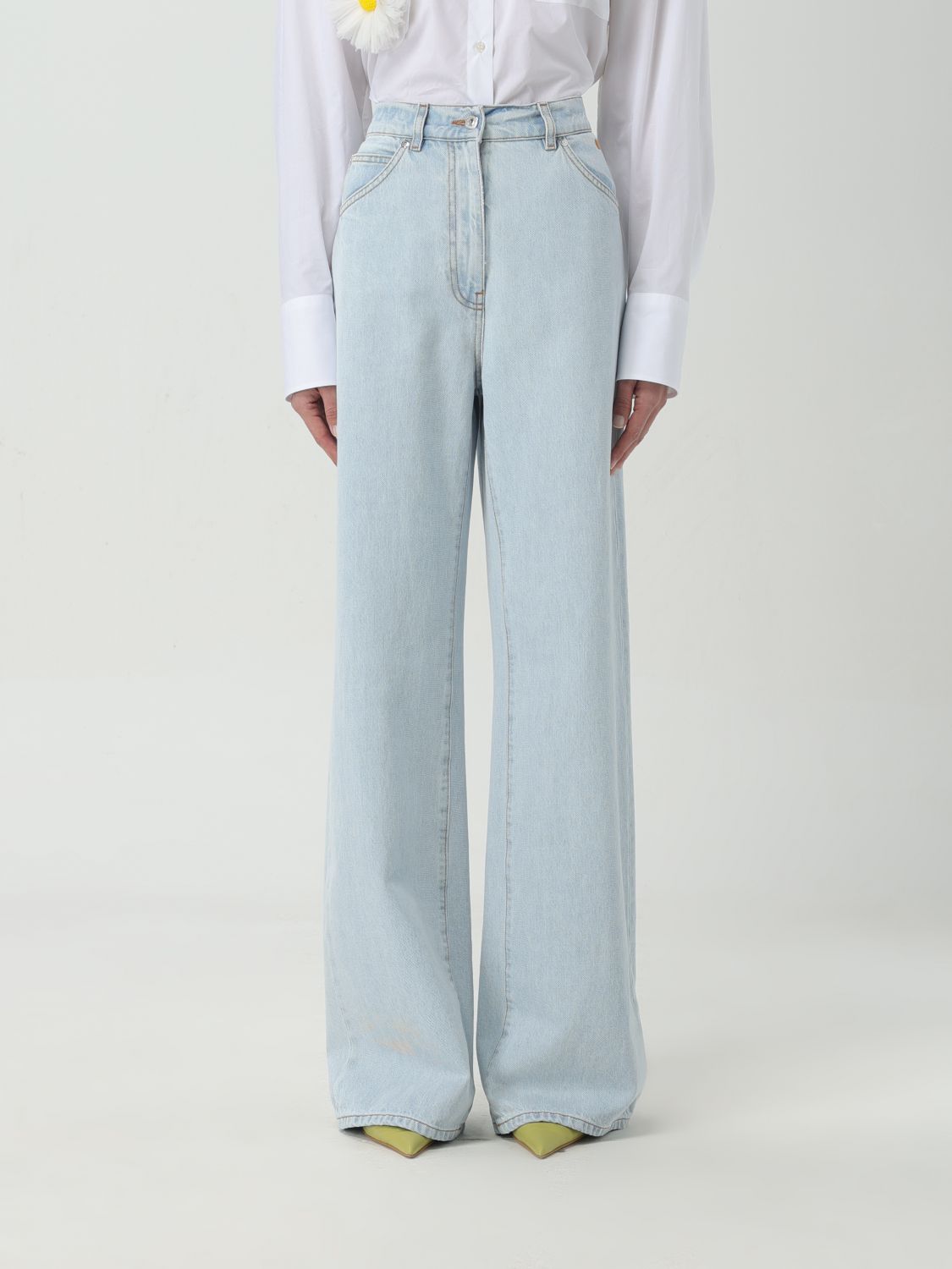 Msgm Jeans MSGM Woman colour Denim