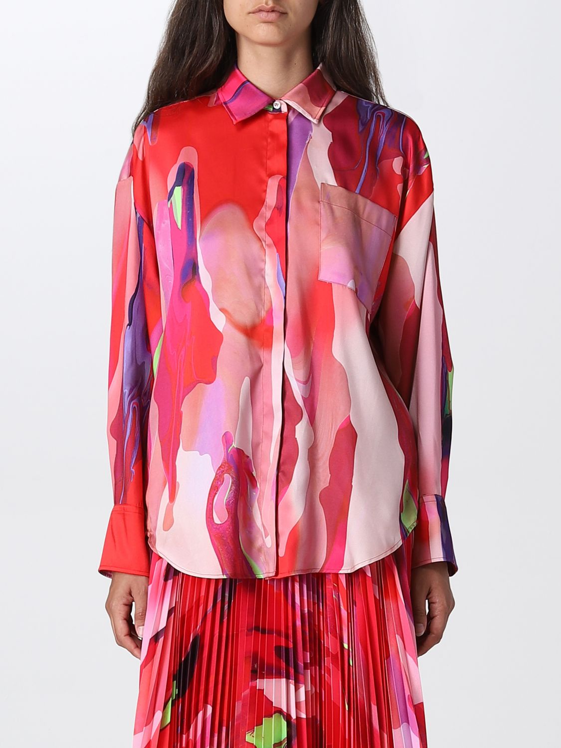 Msgm Shirt MSGM Woman colour Cyclamen