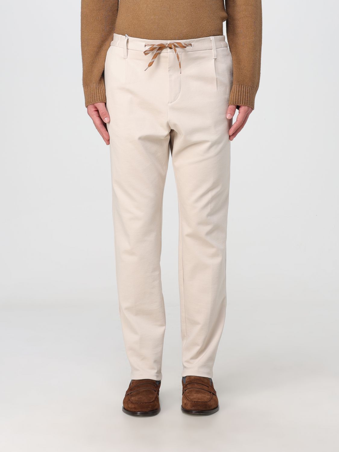 Daniele Alessandrini Trousers DANIELE ALESSANDRINI Men colour Cream