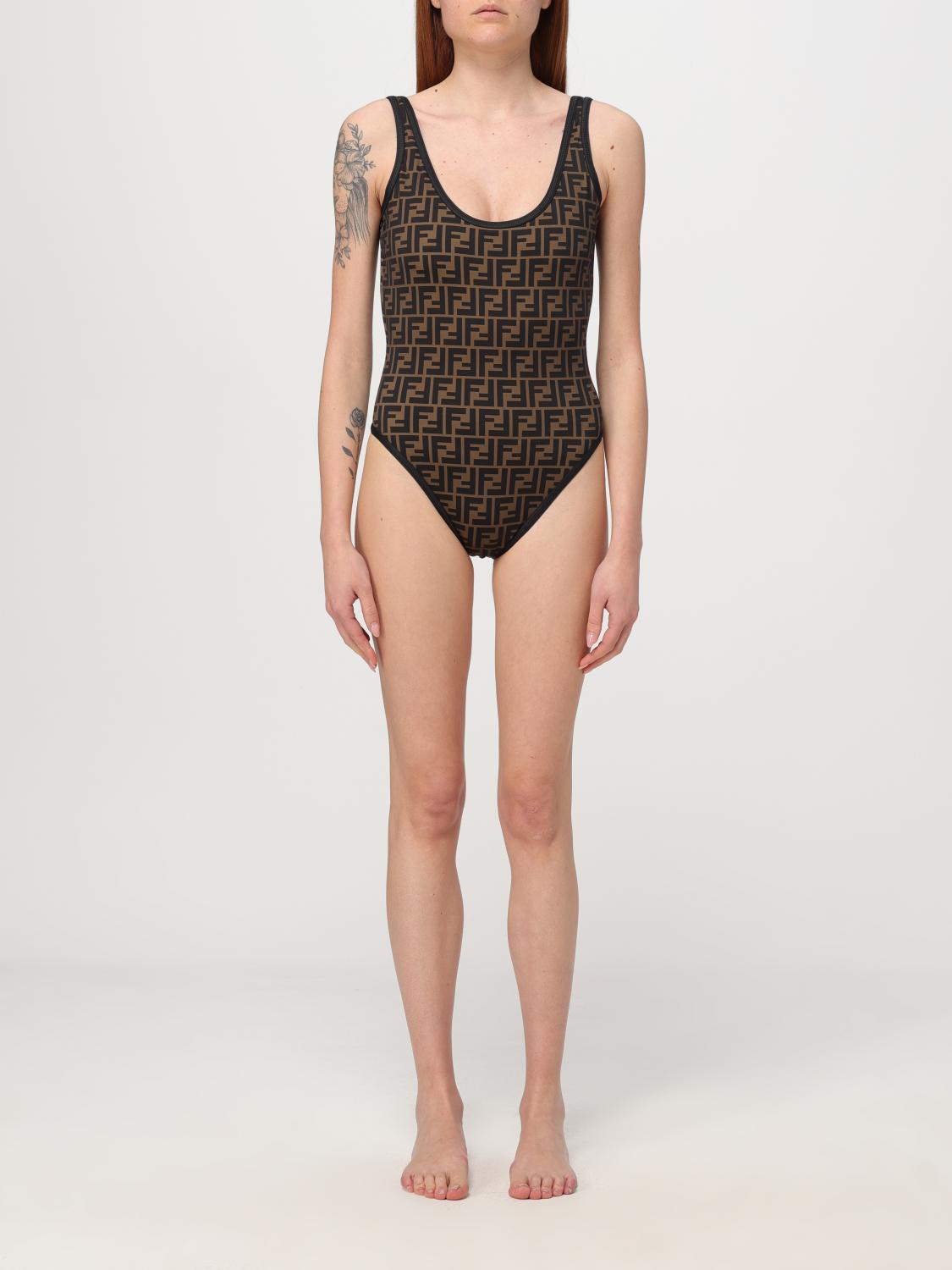 FENDI Swimsuit FENDI Woman colour Brown