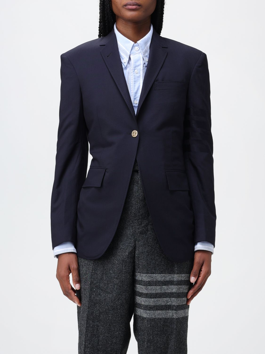 Thom Browne Blazer THOM BROWNE Woman colour Blue