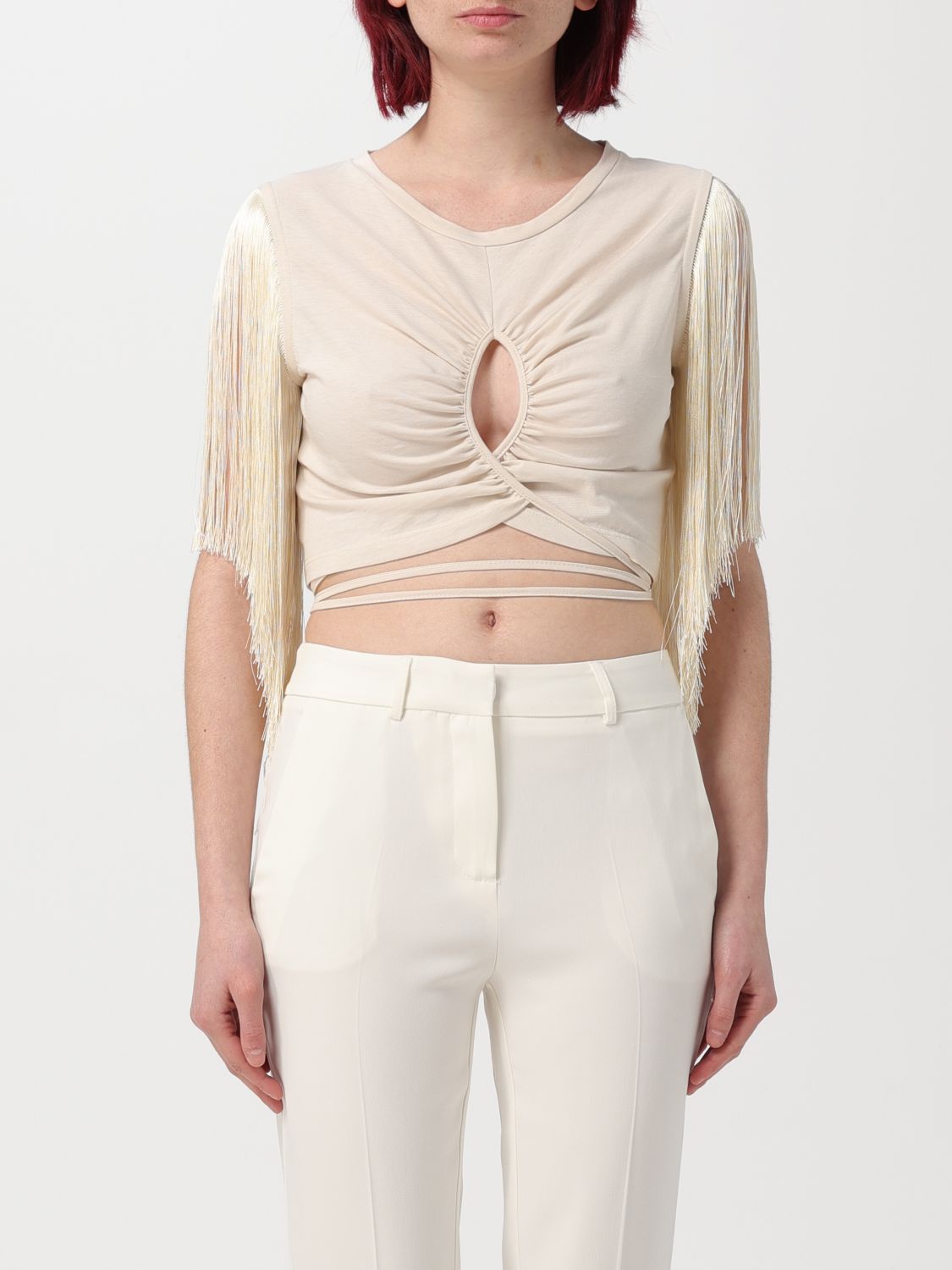 Simona Corsellini Top SIMONA CORSELLINI Woman colour Ivory