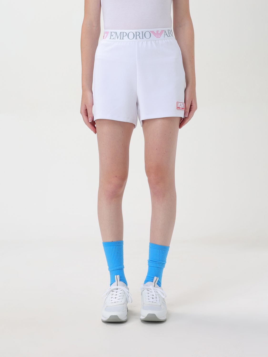 EA7 Short EA7 Woman color White