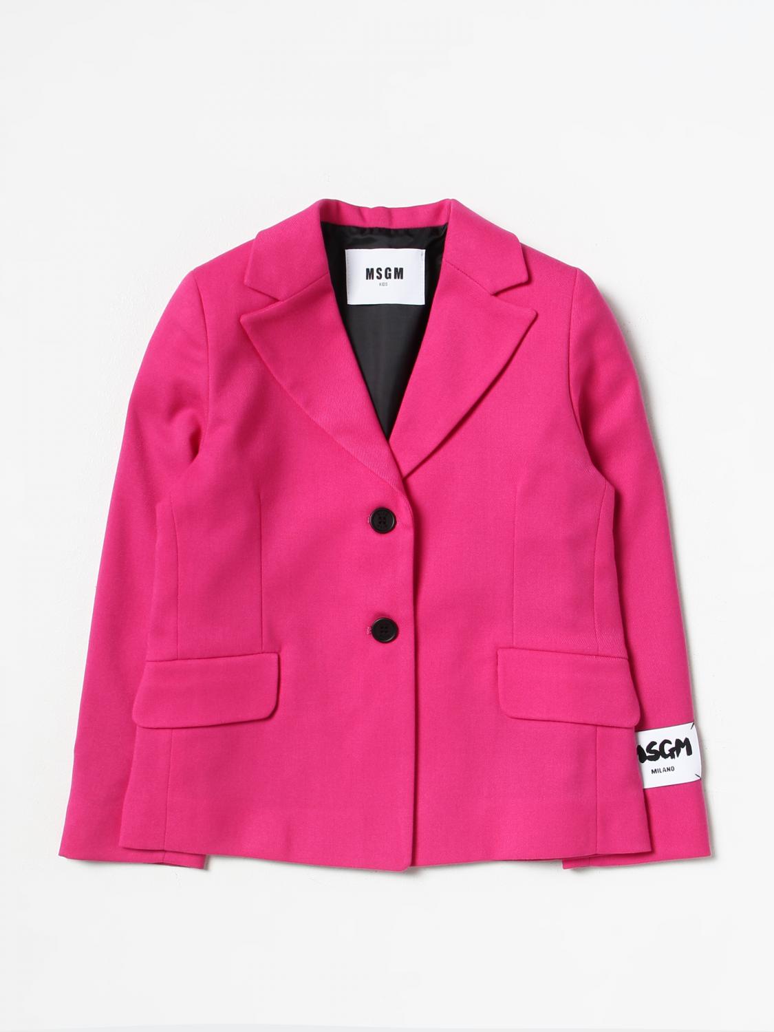 Msgm Kids Blazer MSGM KIDS Kids colour Fuchsia