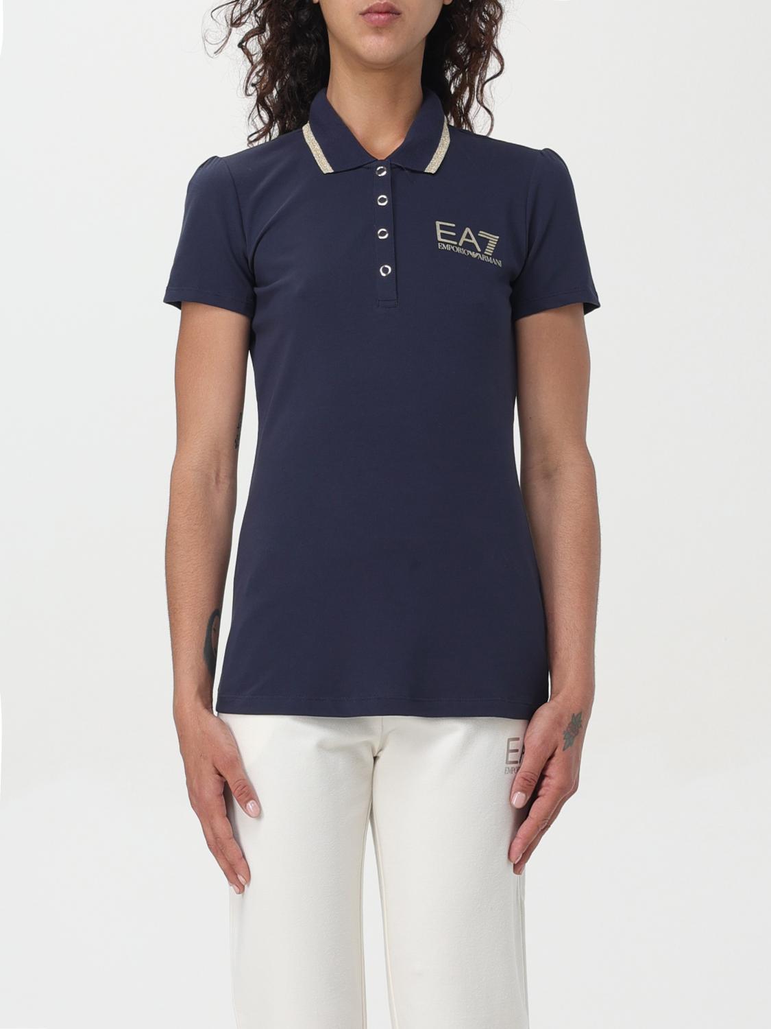 EA7 Polo Shirt EA7 Woman color Blue