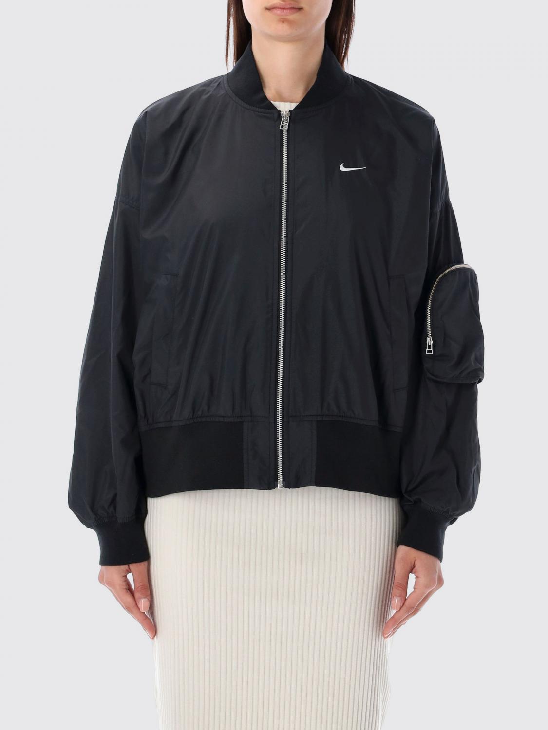 Nike Coat NIKE Woman color Black