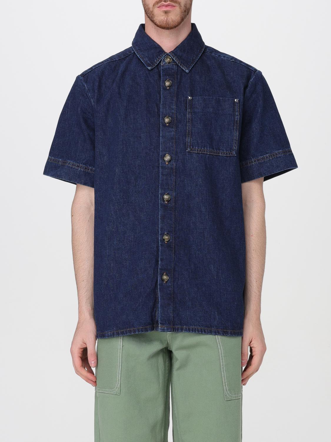 A.P.C. Shirt A.P.C. Men colour Blue