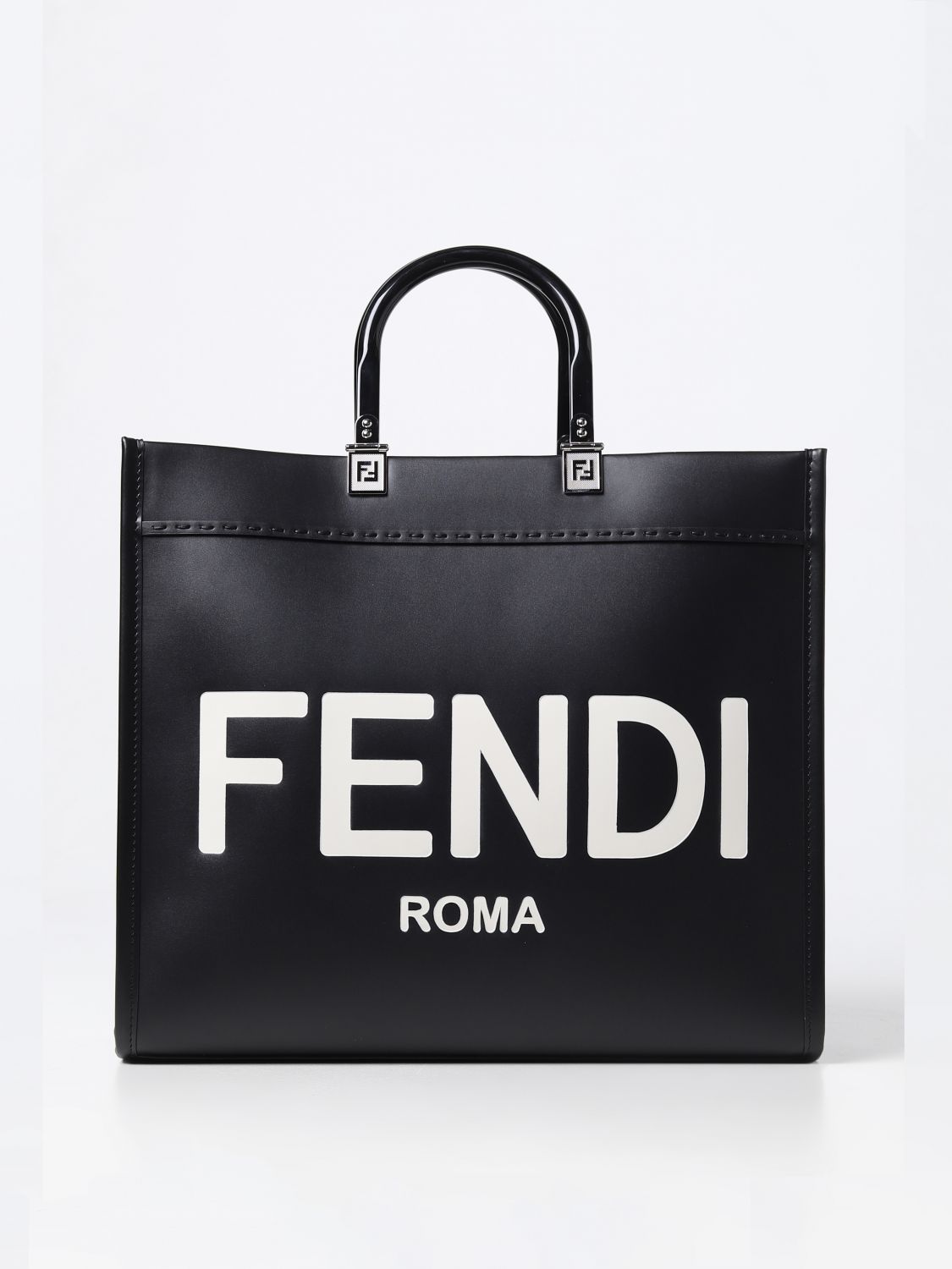 FENDI Tote Bags FENDI Woman colour Black