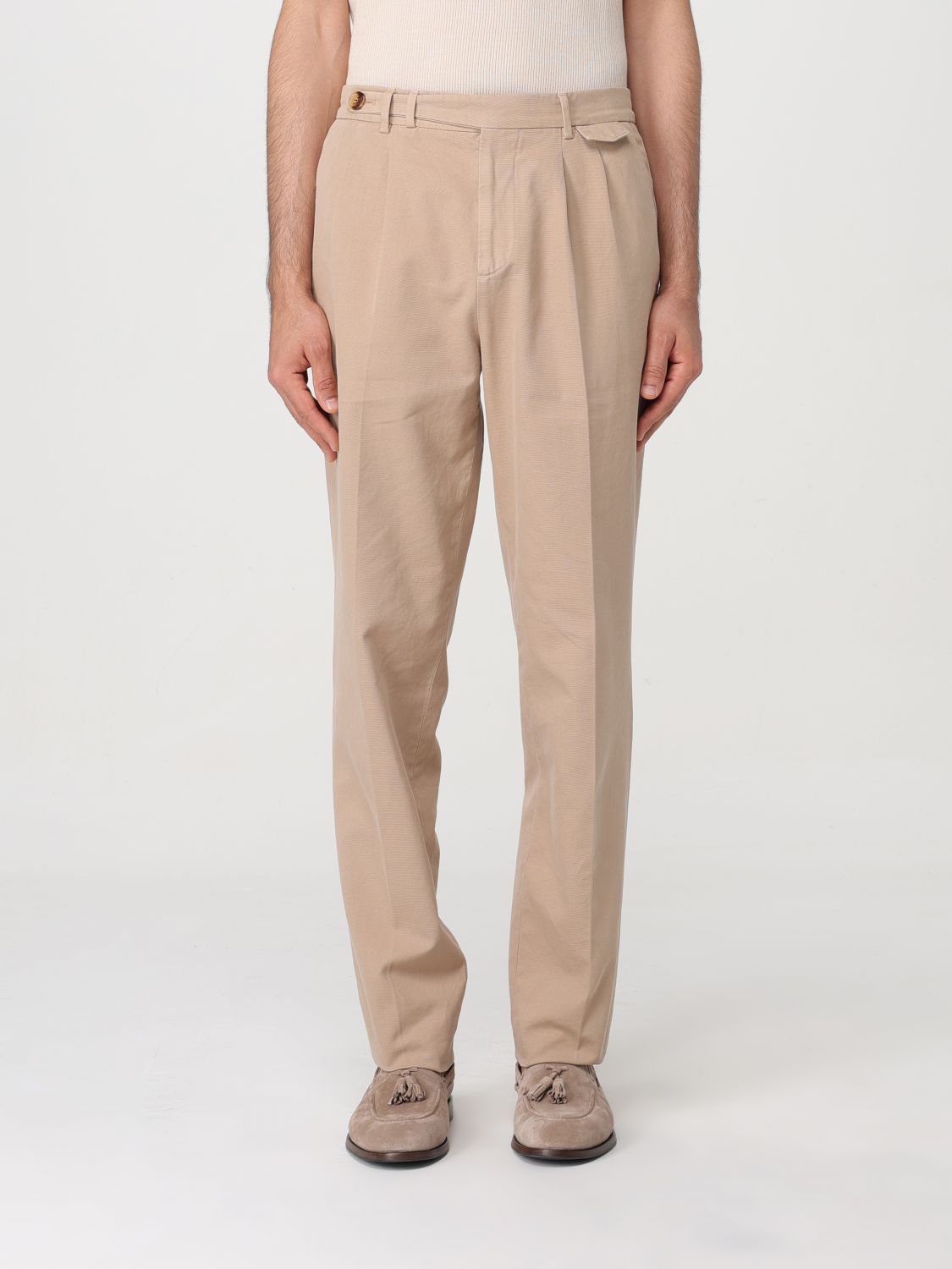 Brunello Cucinelli Trousers BRUNELLO CUCINELLI Men colour Brown