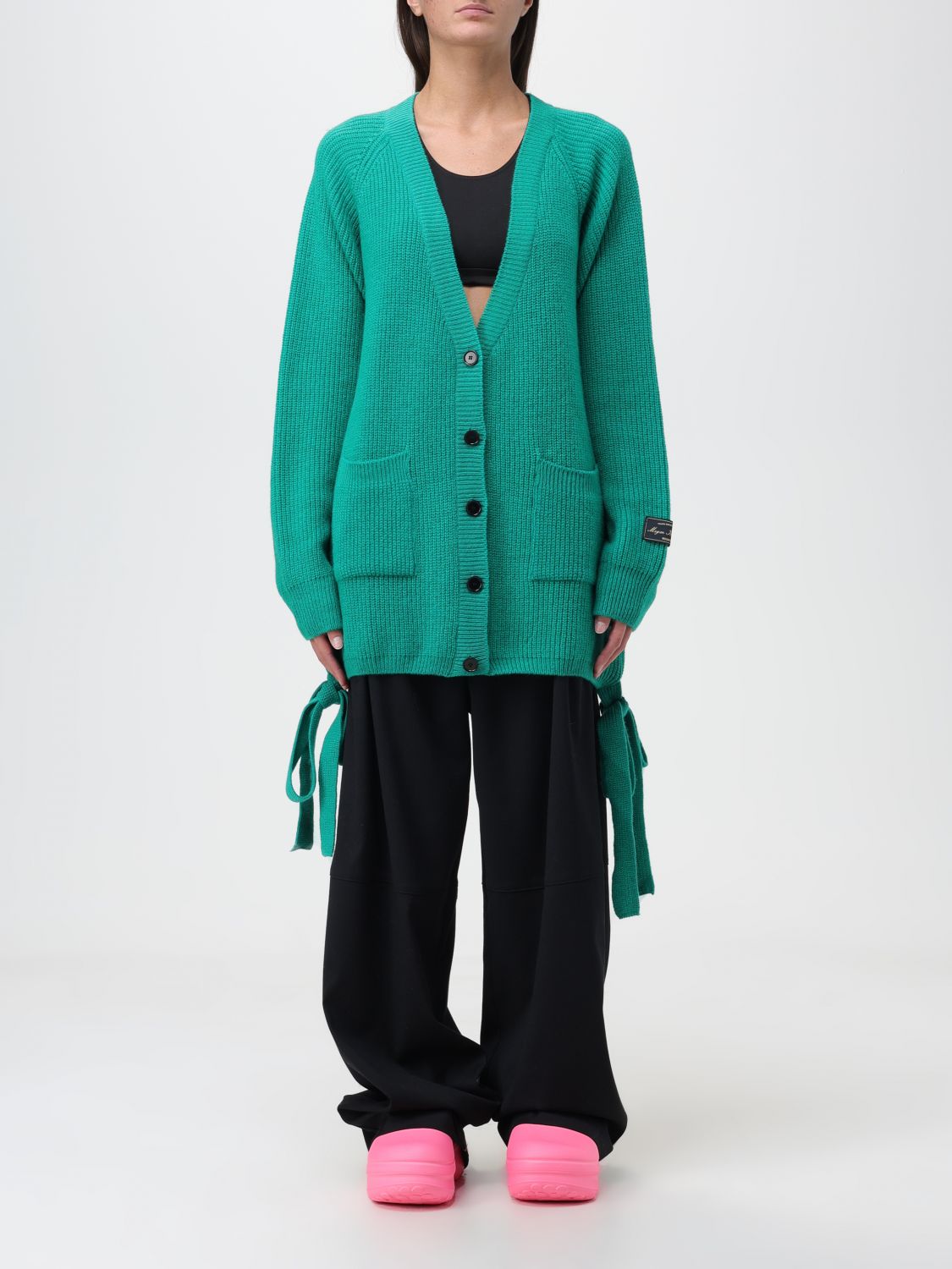 Msgm Cardigan MSGM Woman colour Green