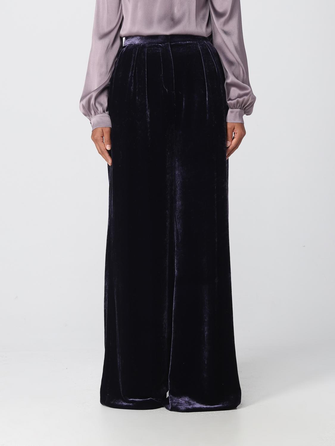 Alberta Ferretti Trousers ALBERTA FERRETTI Woman colour Violet