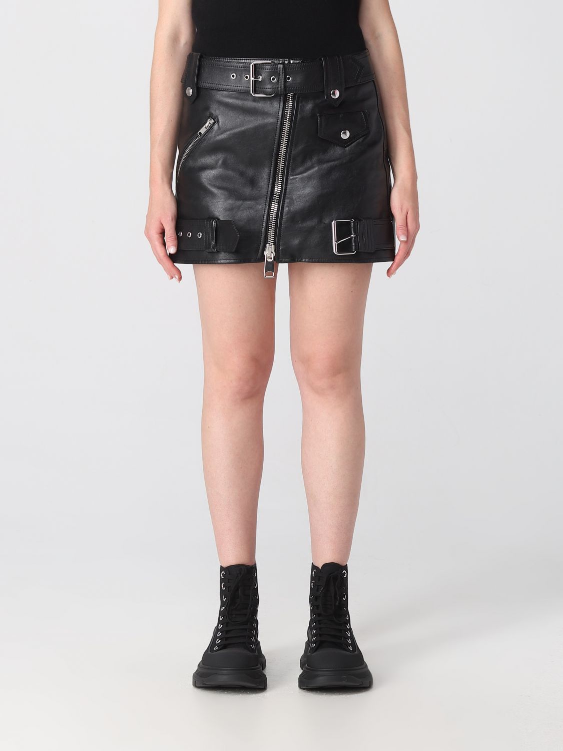 Alexander McQueen Skirt ALEXANDER MCQUEEN Woman colour Black