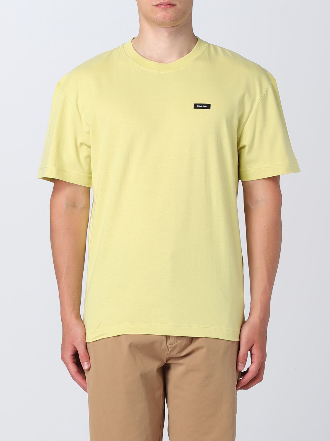 Calvin Klein T-Shirt CALVIN KLEIN Men colour Yellow