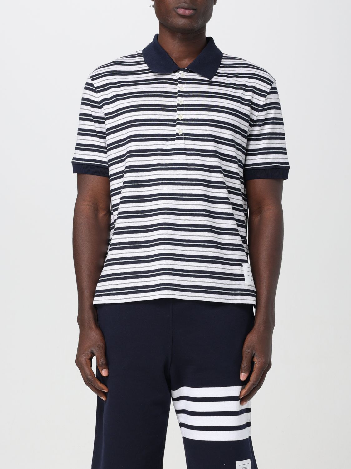 Thom Browne Polo Shirt THOM BROWNE Men colour Blue