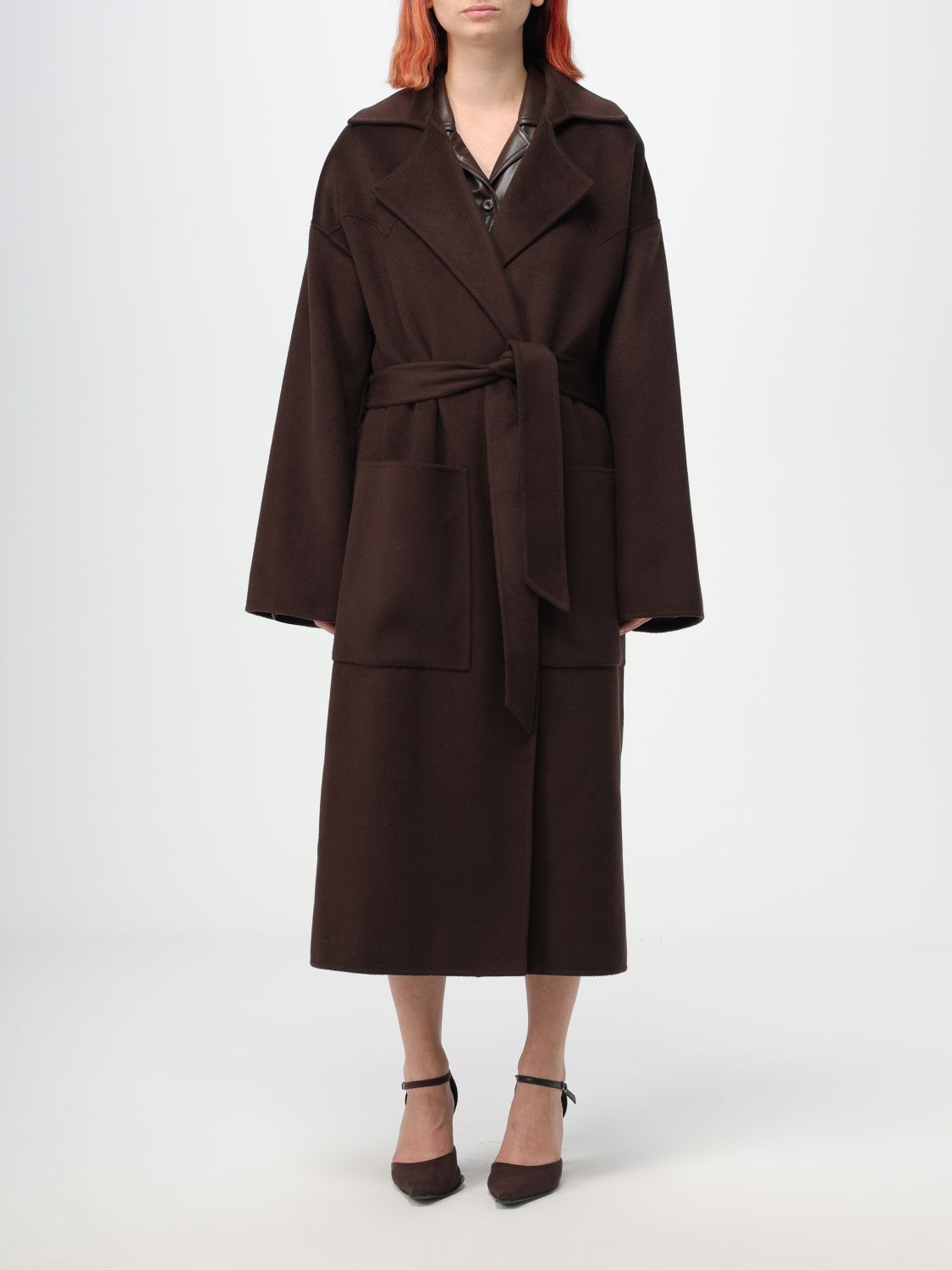 Nanushka Coat NANUSHKA Woman colour Brown