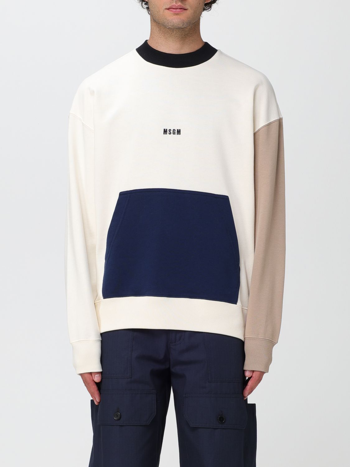 Msgm Sweatshirt MSGM Men colour Cream