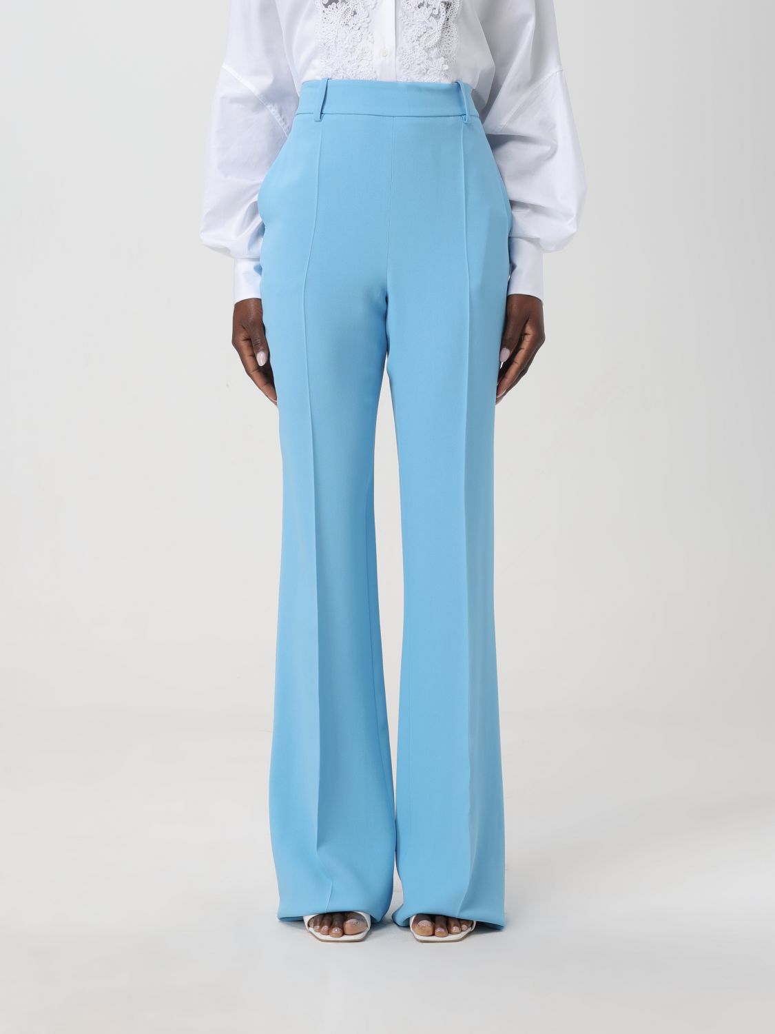 Ermanno Scervino Trousers ERMANNO SCERVINO Woman colour Blue