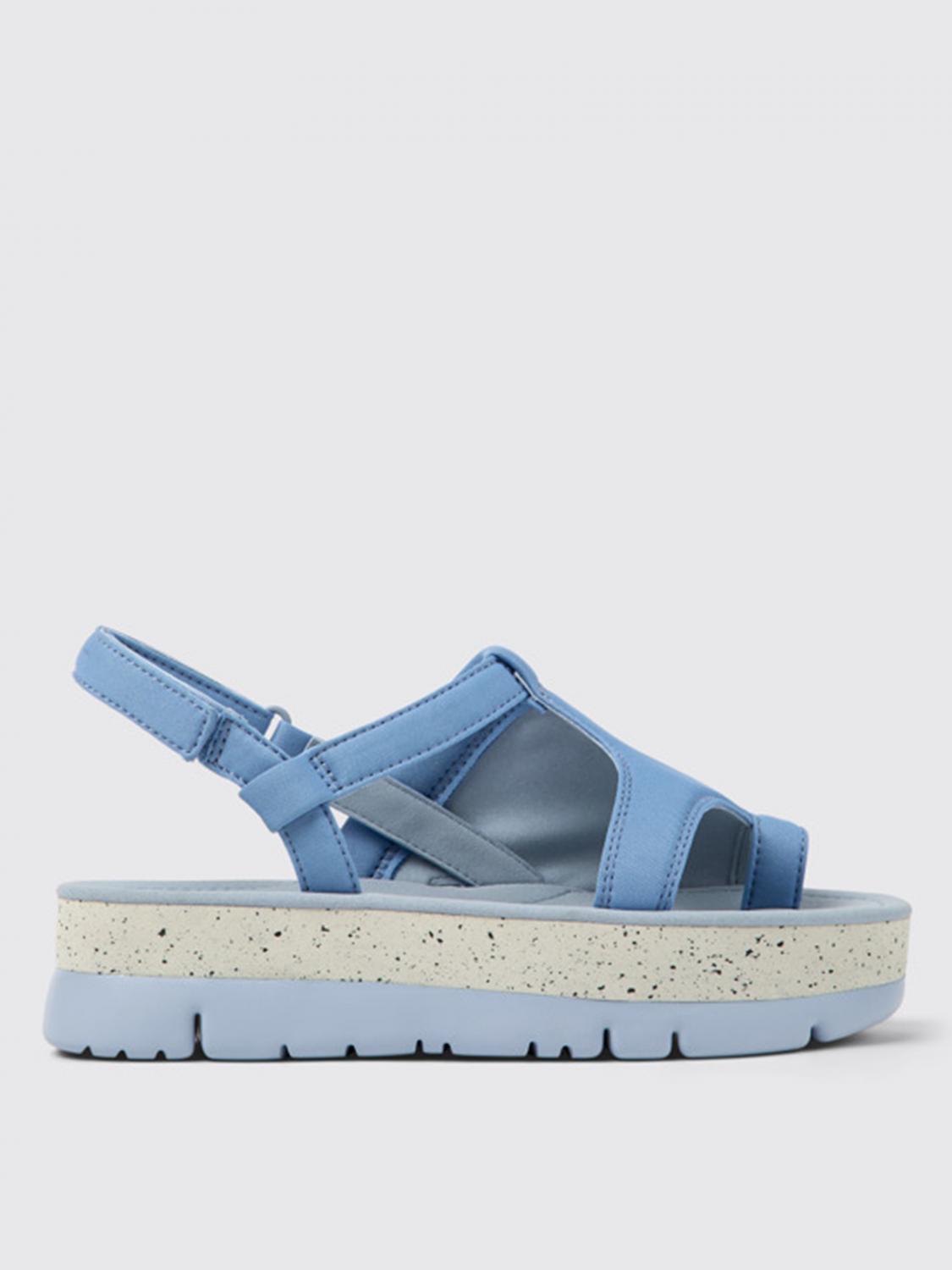 Camper Flat Sandals CAMPER Woman colour Blue