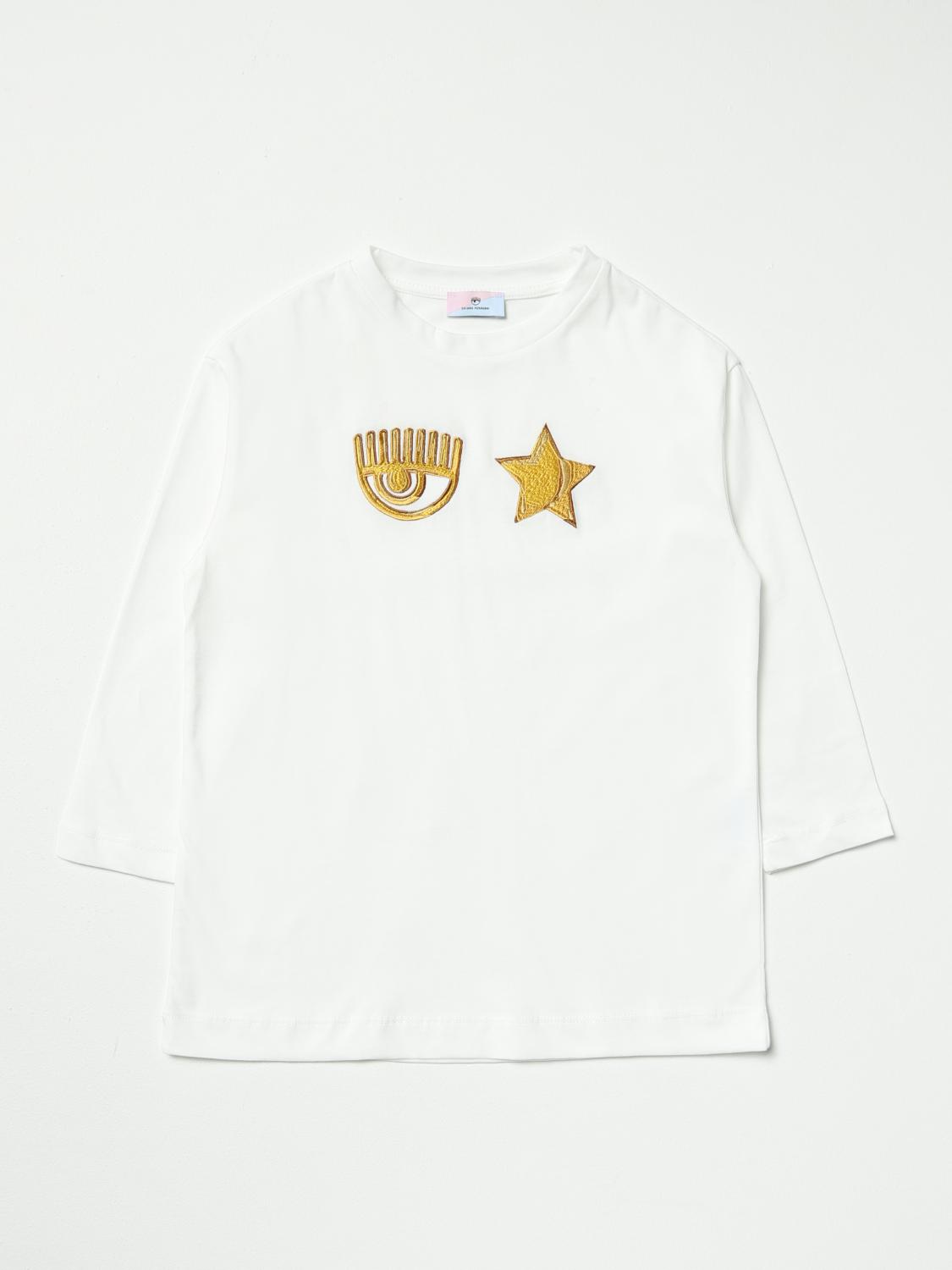 CHIARA FERRAGNI T-Shirt CHIARA FERRAGNI Kids colour Yellow Cream