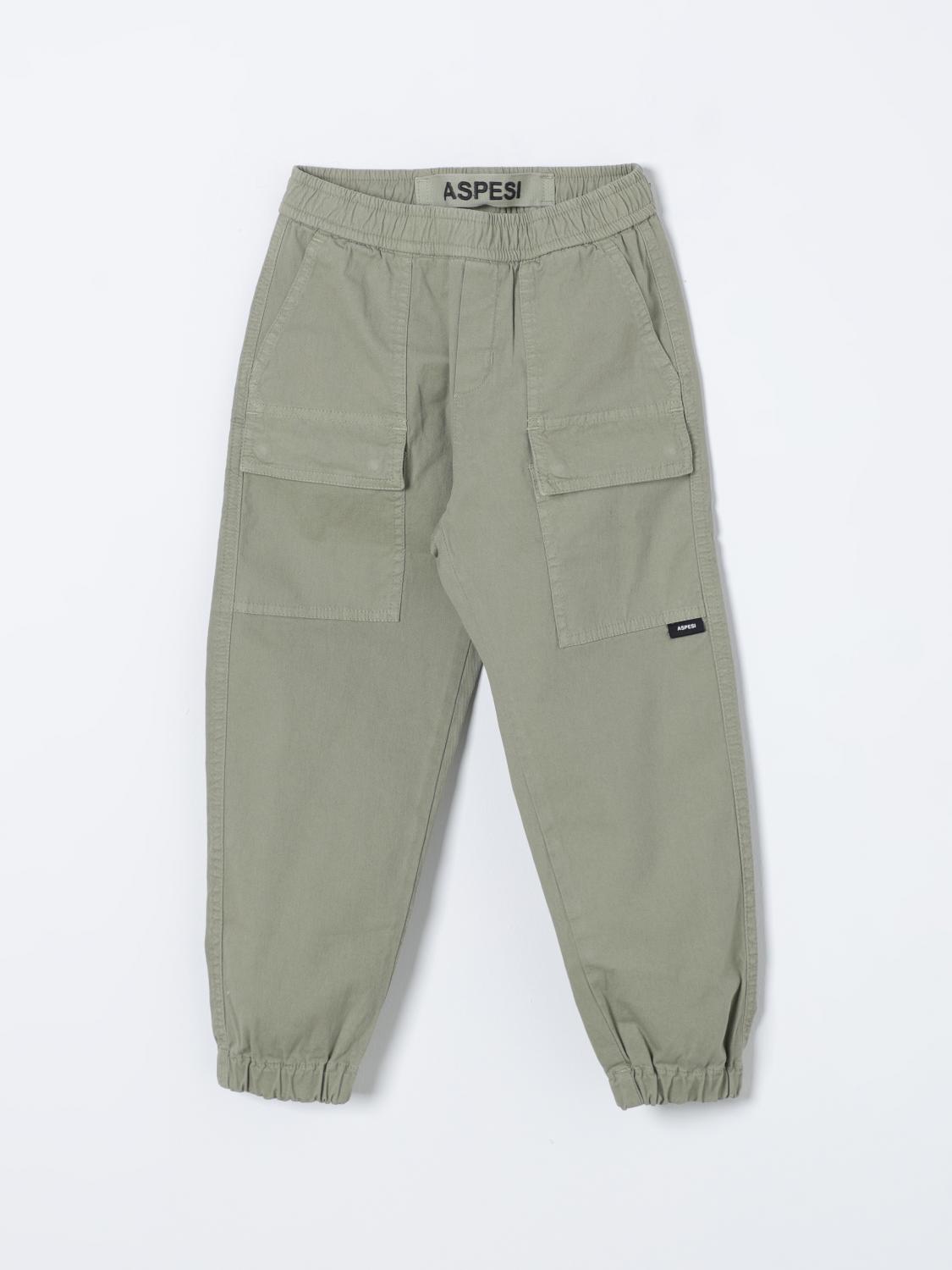 Aspesi Pants ASPESI Kids color Green