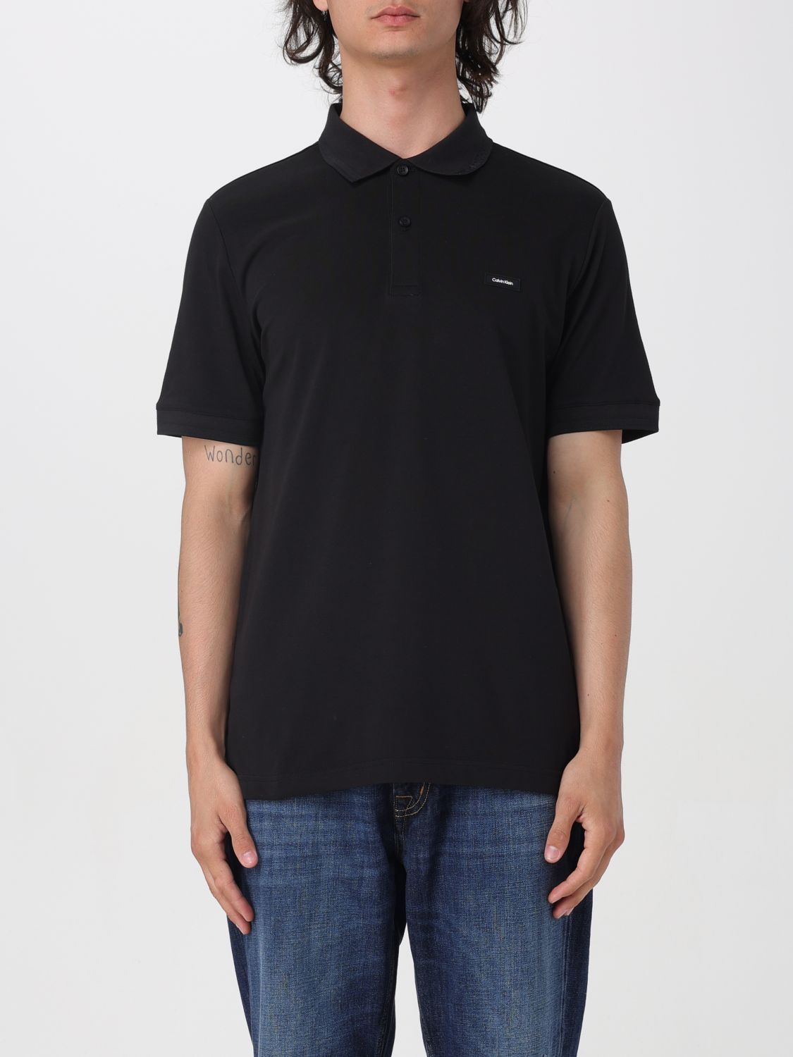 Calvin Klein Polo Shirt CALVIN KLEIN Men color Black
