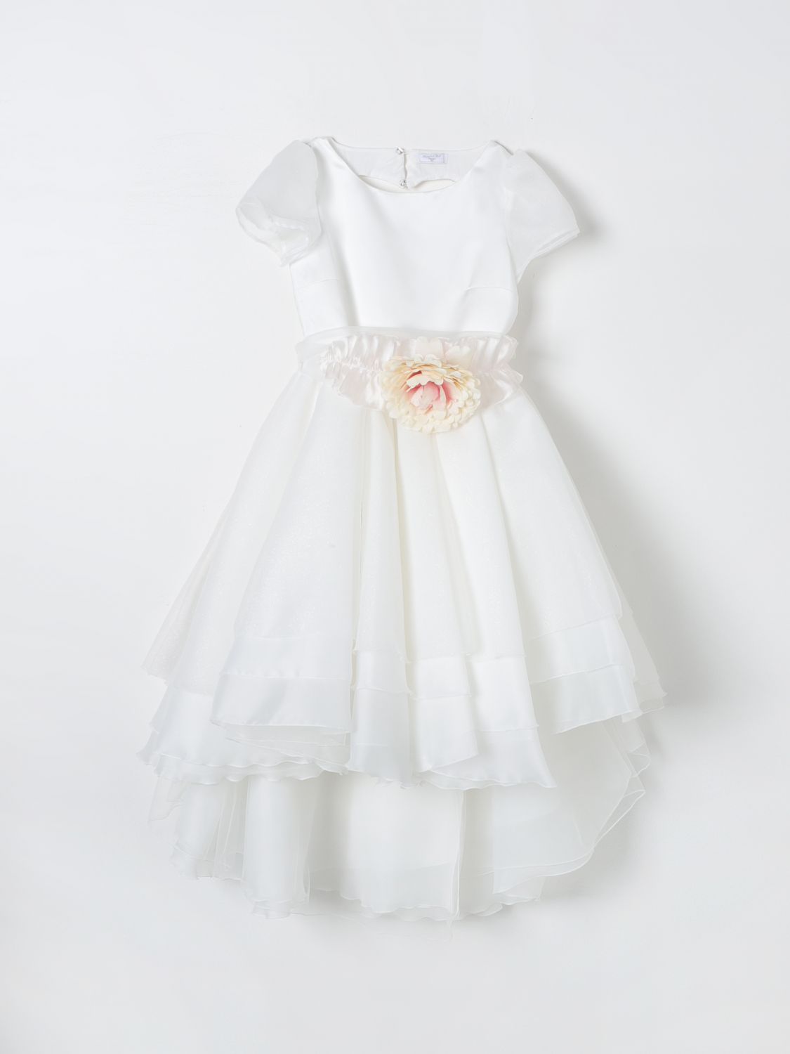 Monnalisa Dress MONNALISA Kids colour Yellow Cream