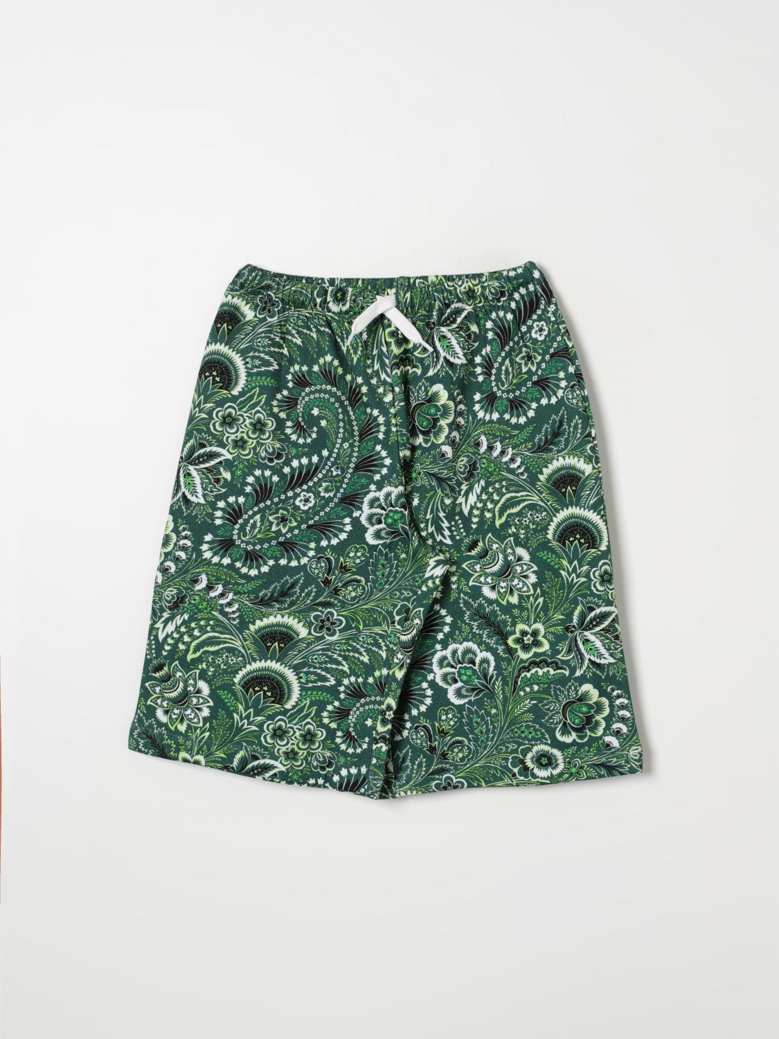 Etro Shorts ETRO Kids color Green