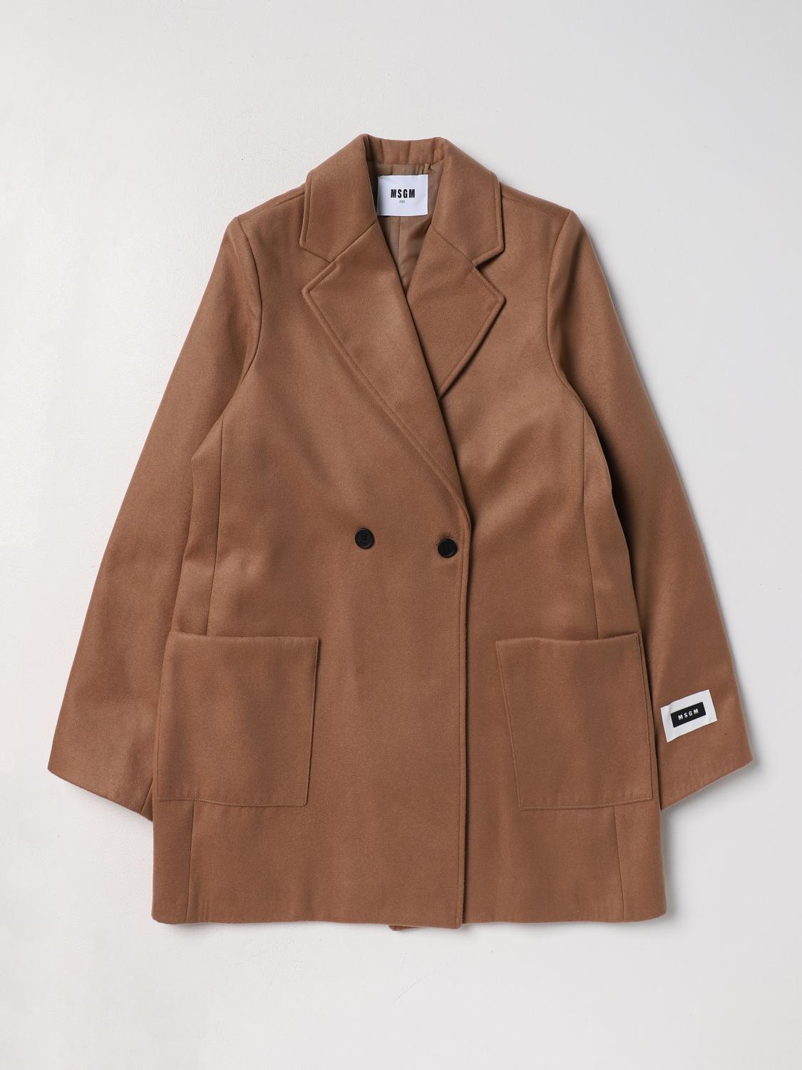 Msgm Kids Coat MSGM KIDS Kids colour Brown