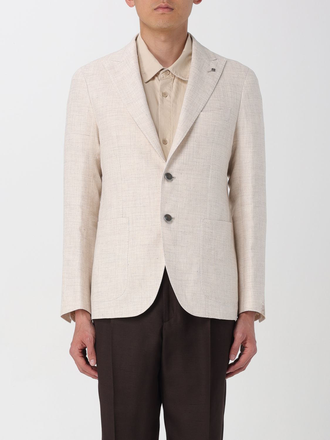 Tagliatore Jacket TAGLIATORE Men colour Beige