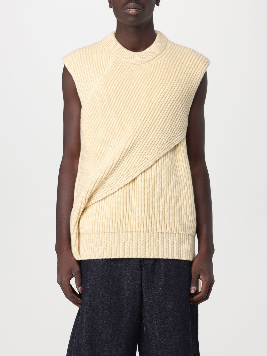 Jil Sander Waistcoat JIL SANDER Men colour Ocher