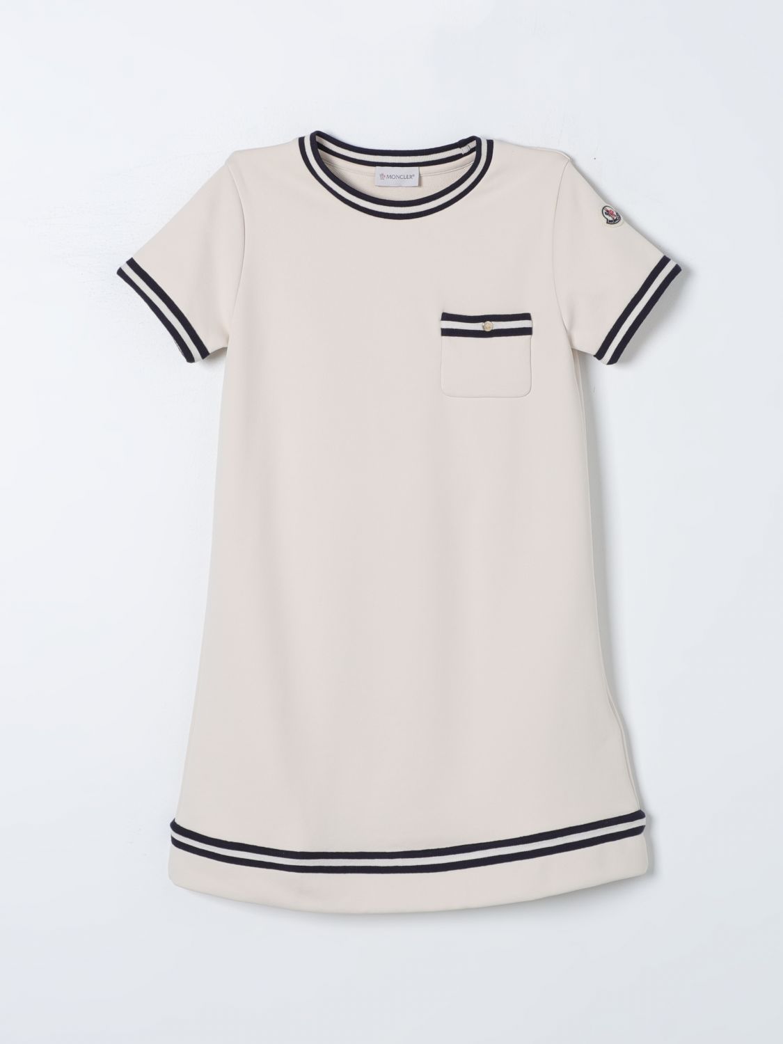 Moncler Dress MONCLER Kids colour Cream