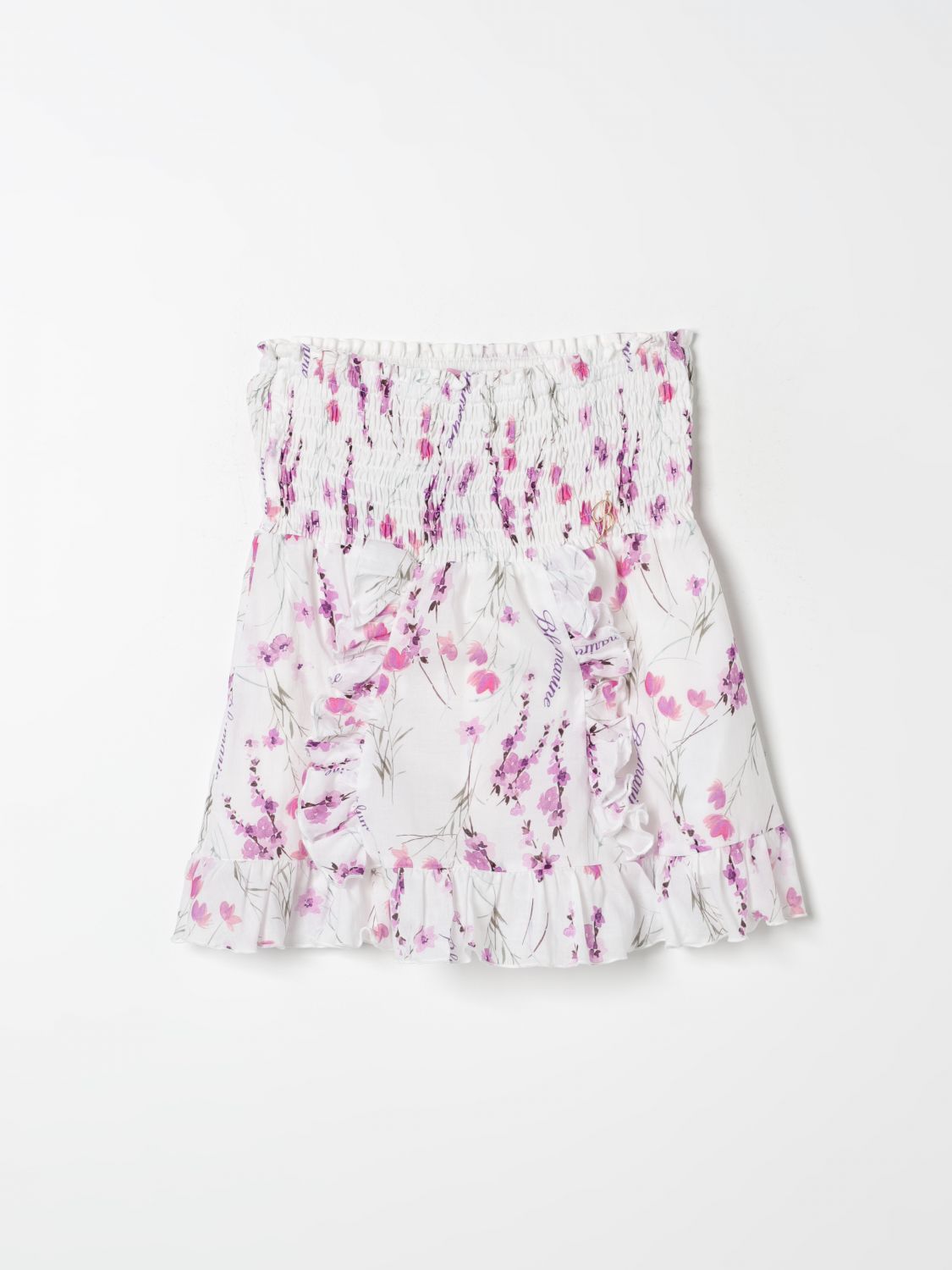 Miss Blumarine Skirt MISS BLUMARINE Kids color White