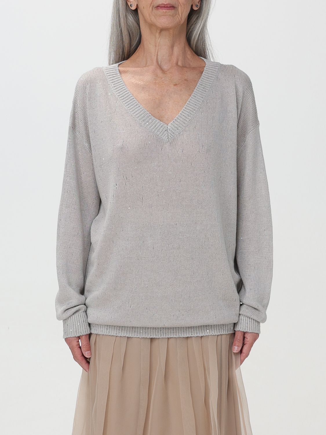 Brunello Cucinelli Jumper BRUNELLO CUCINELLI Woman colour Beige