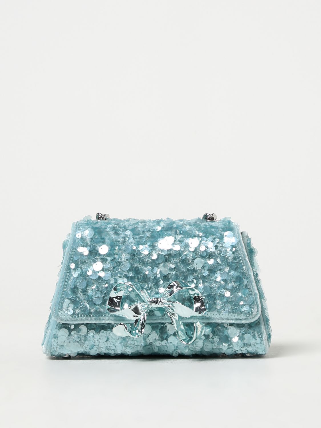 Self-Portrait Mini Bag SELF-PORTRAIT Woman colour Gnawed Blue