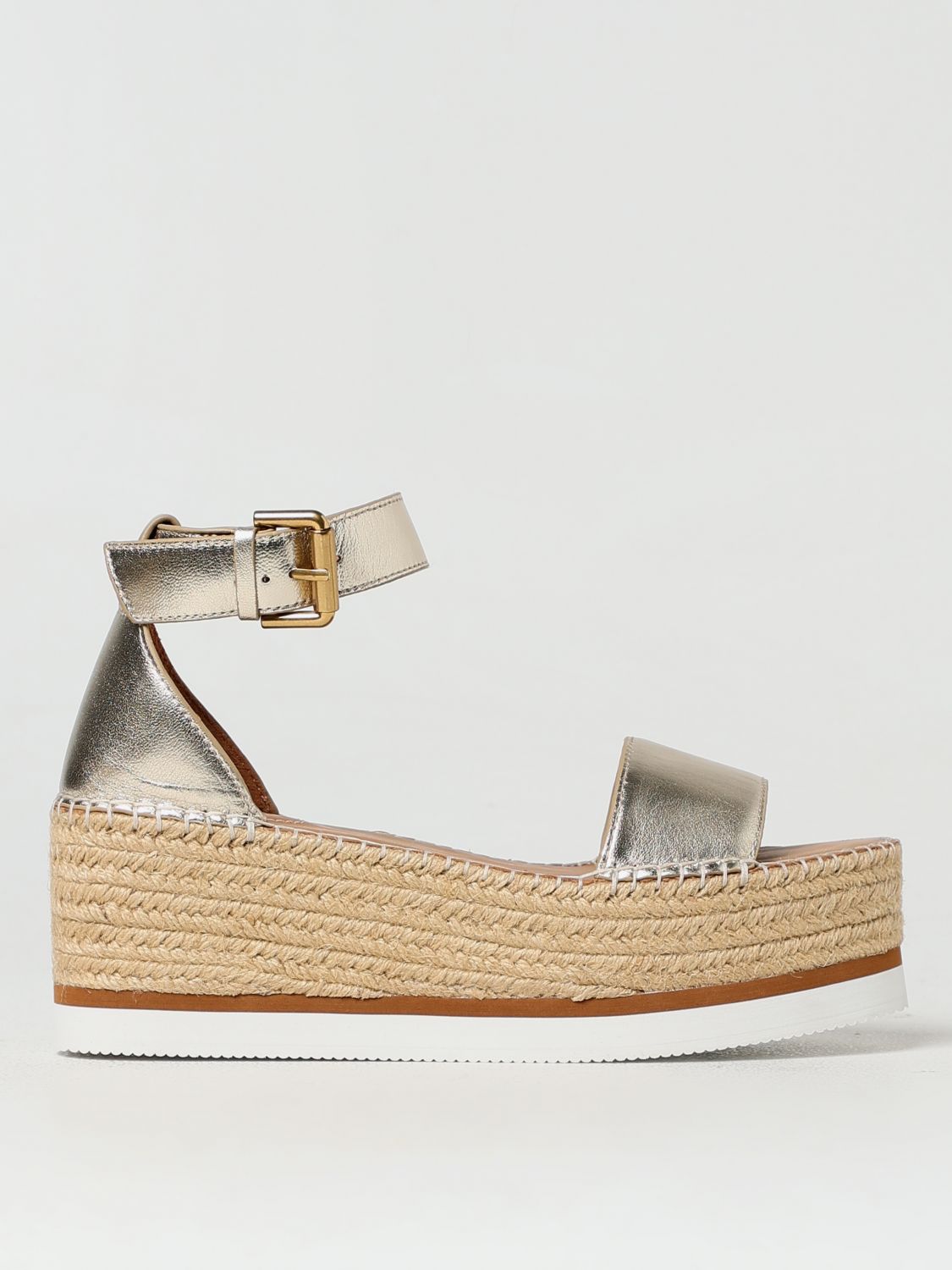 See By Chloé Heeled Sandals SEE BY CHLOÉ Woman color Gold