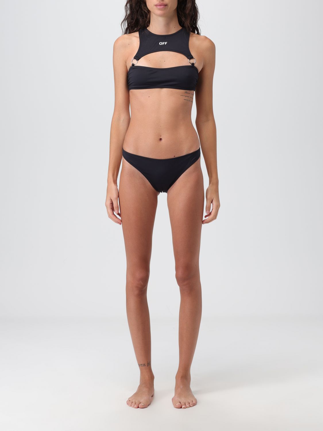 OFF-WHITE Swimsuit OFF-WHITE Woman colour Black