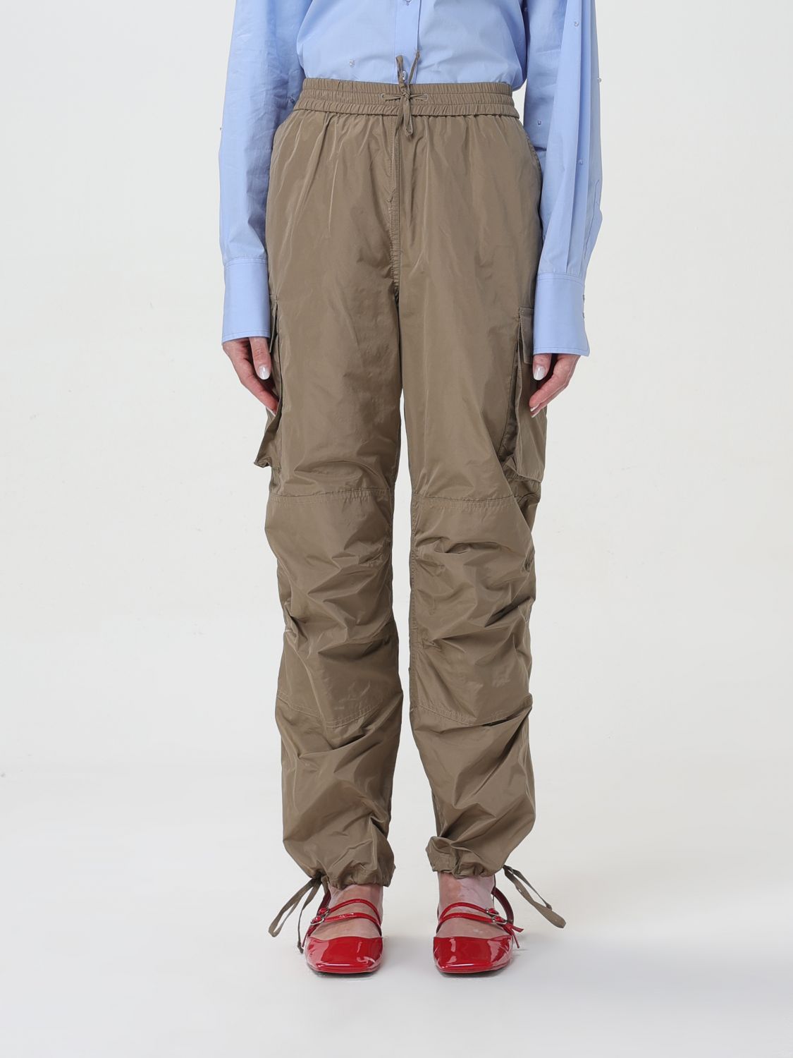 Msgm Trousers MSGM Woman colour Military