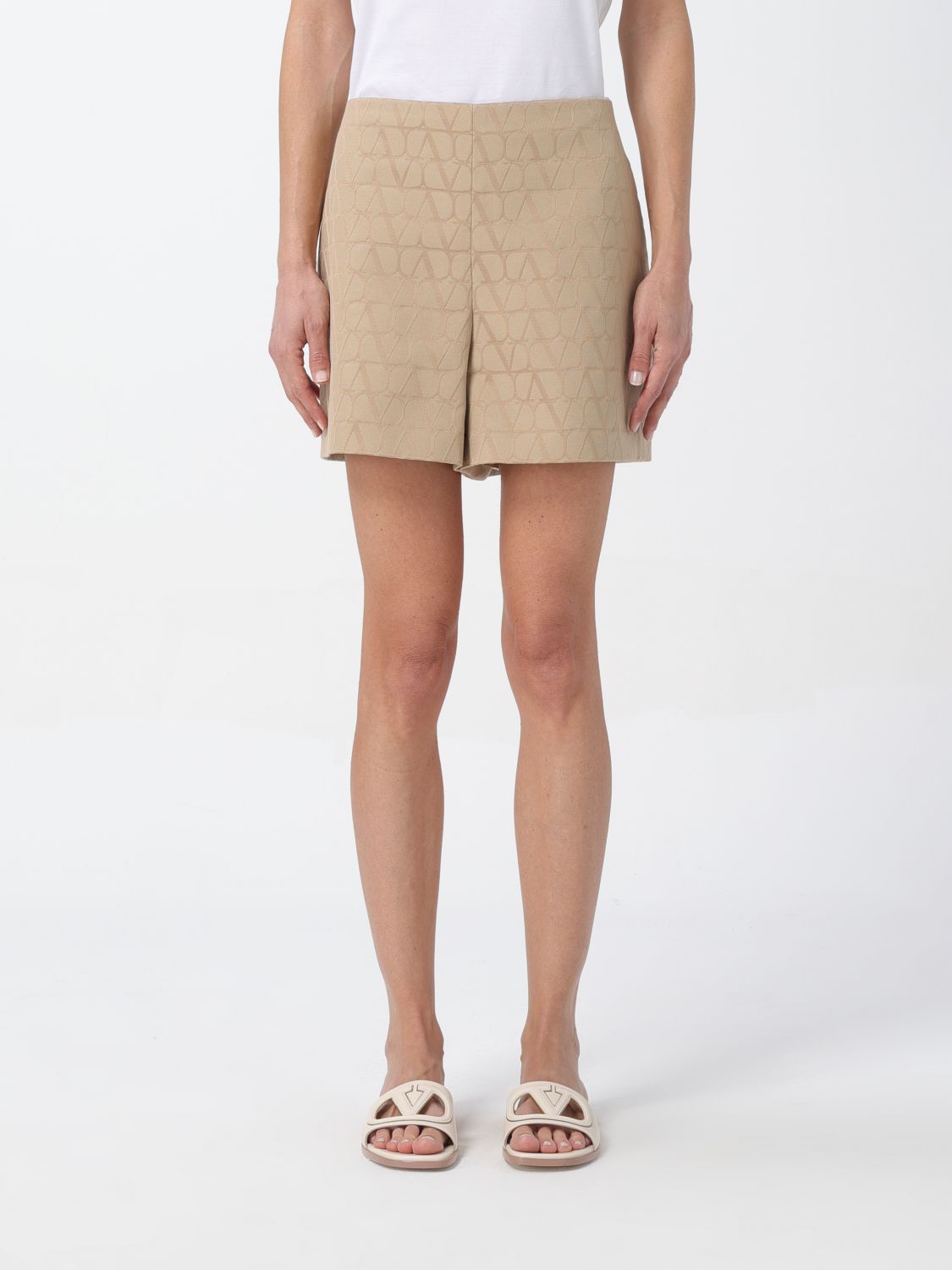 Valentino Short VALENTINO Woman colour Beige