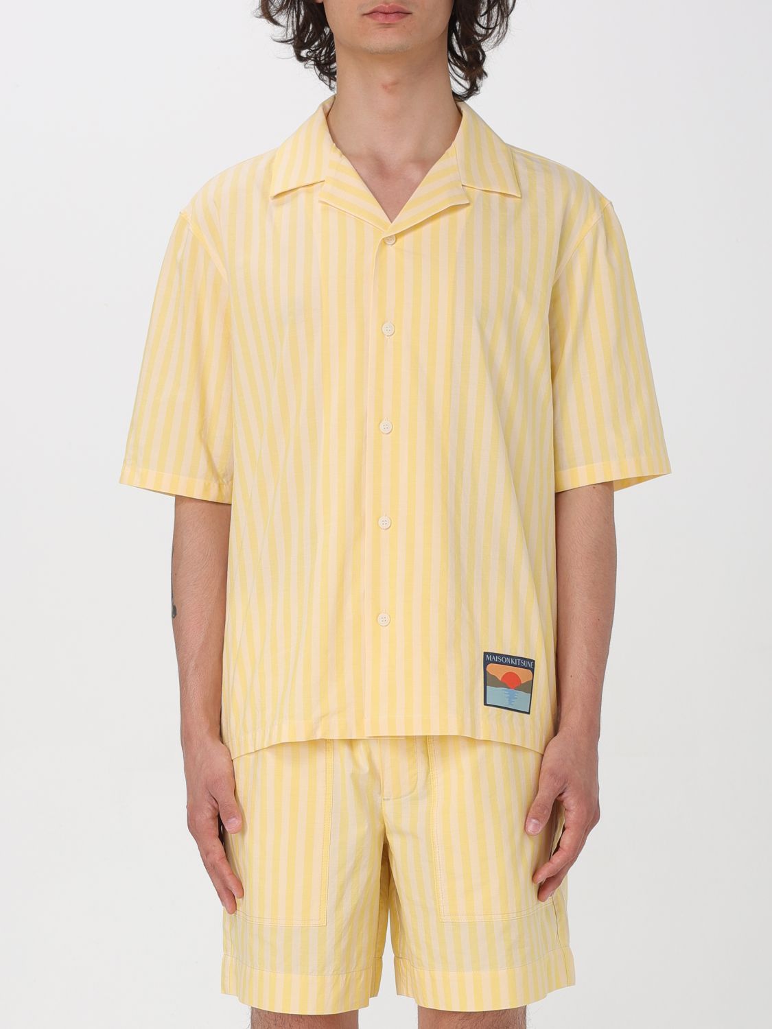Maison Kitsuné Shirt MAISON KITSUNÉ Men color Yellow