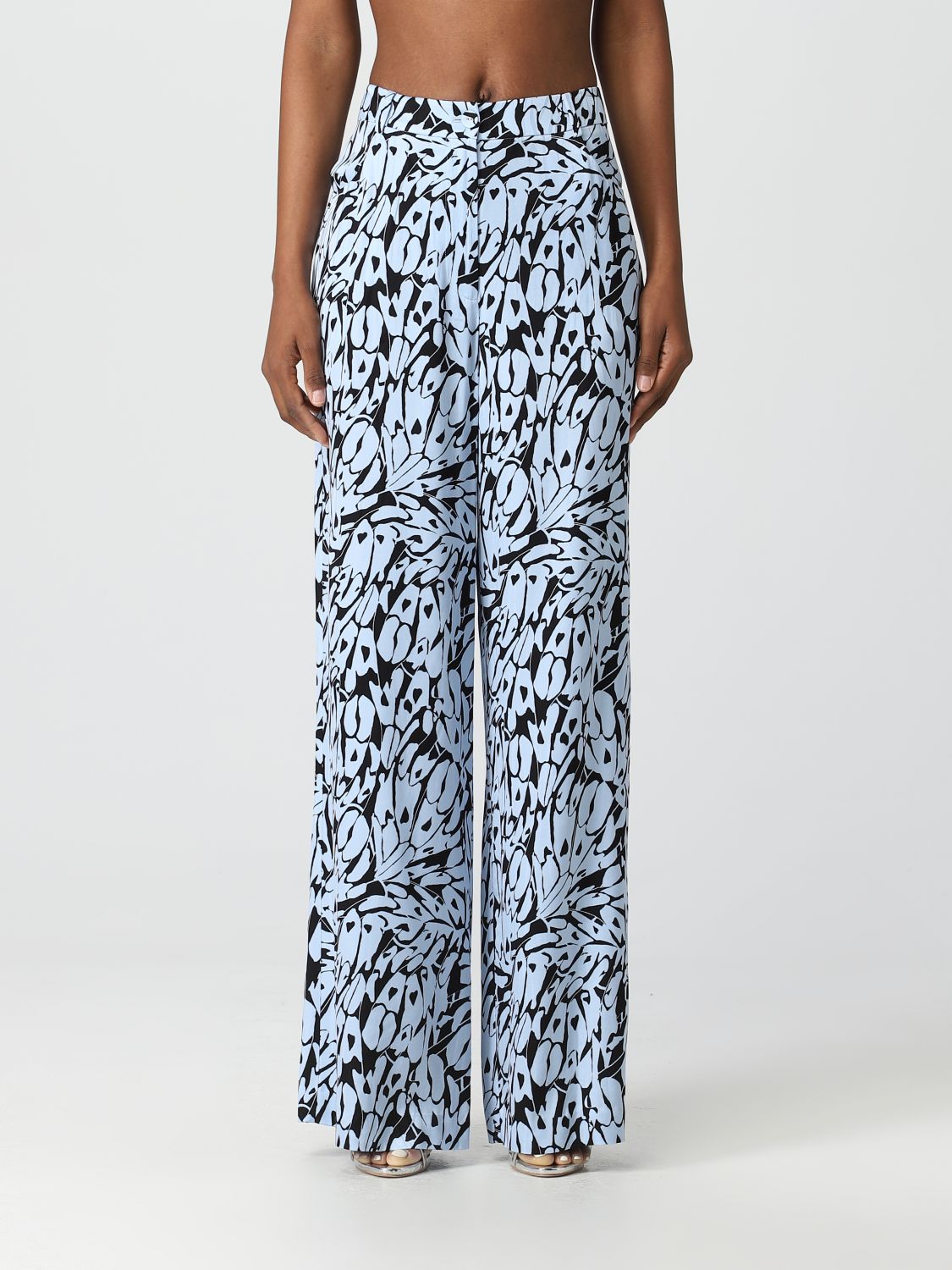 Diane Von Furstenberg Trousers DIANE VON FURSTENBERG Woman colour Blue