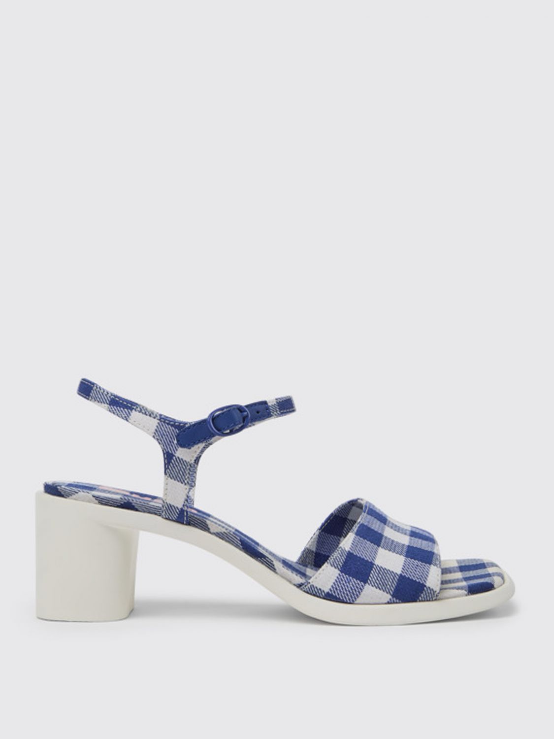 Camper Camper Meda sandals in fabric and calfskin