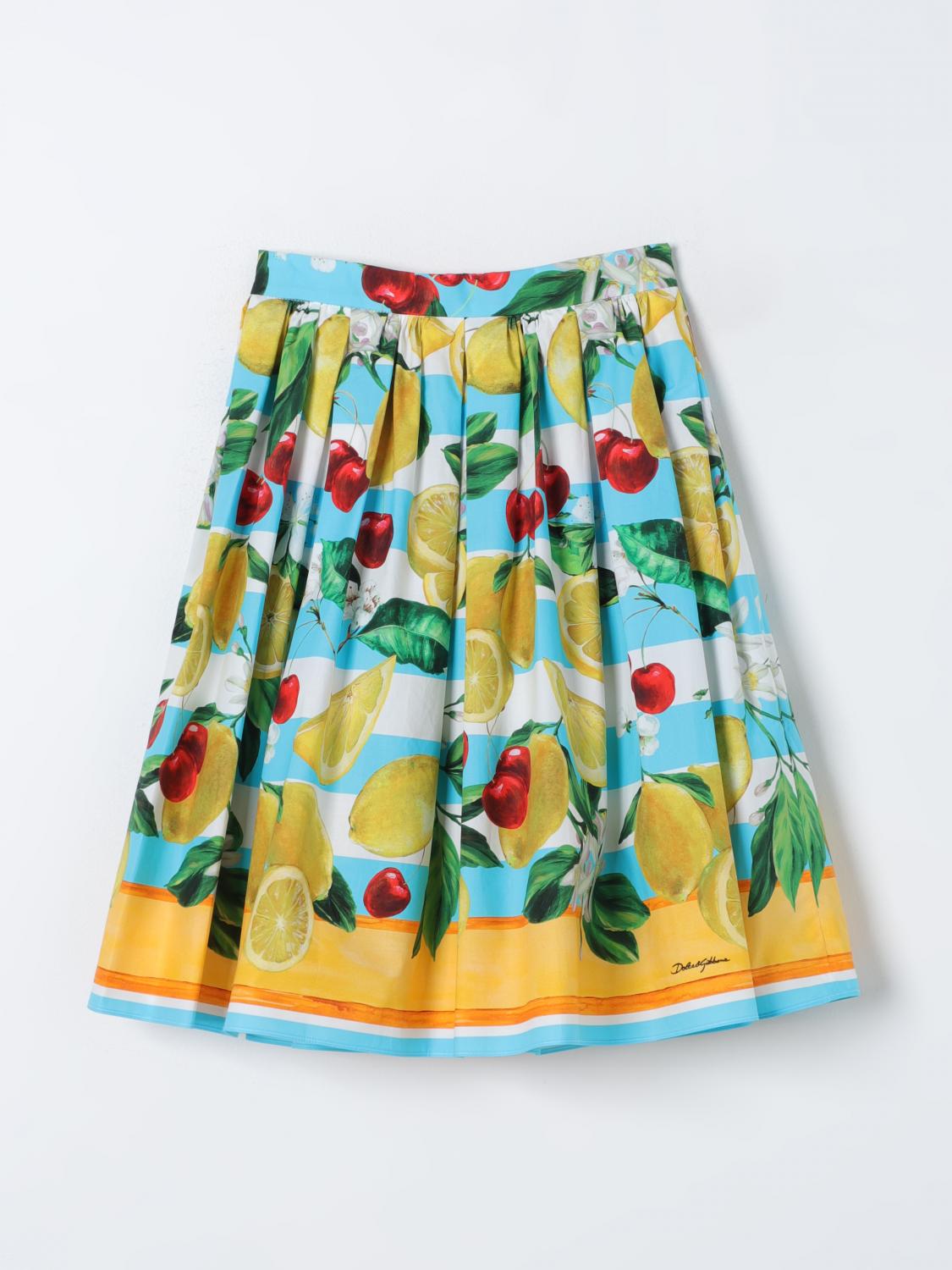 Dolce & Gabbana Skirt DOLCE & GABBANA Kids colour Sky