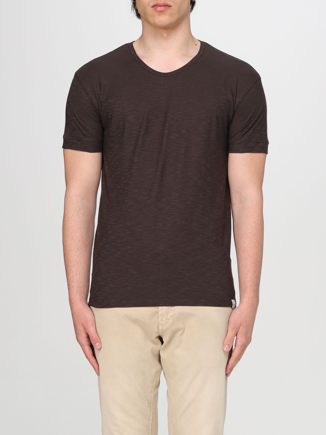 Paolo Pecora T-Shirt PAOLO PECORA Men colour Brown