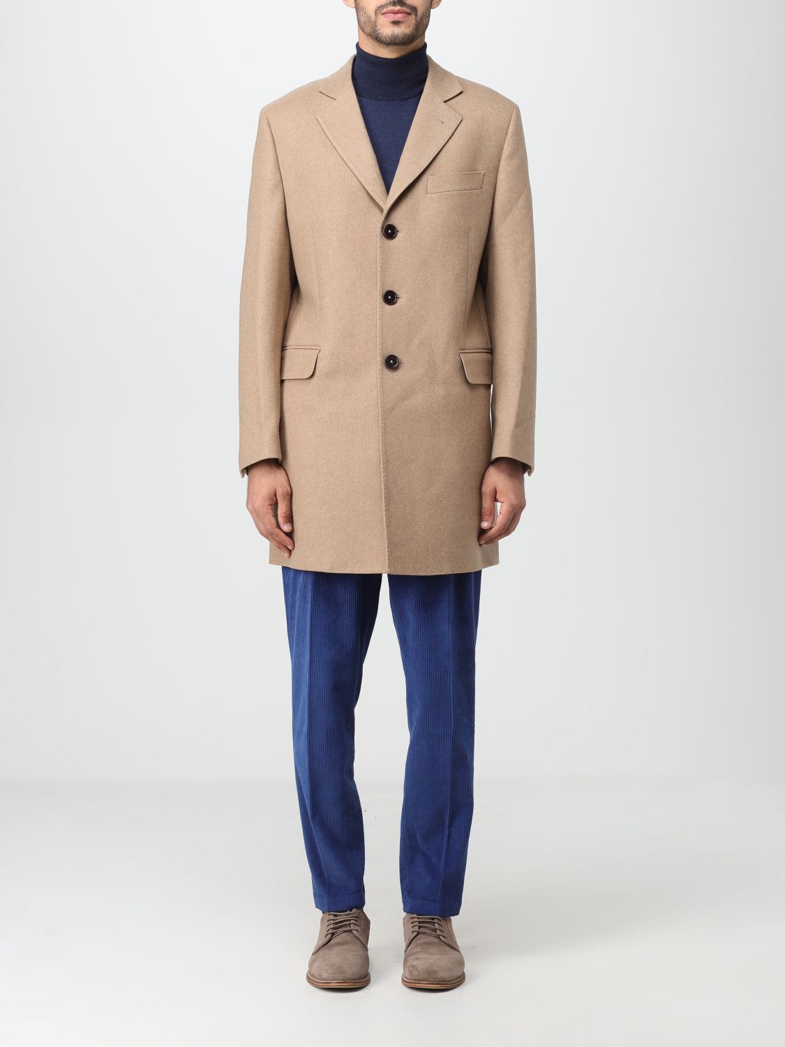 Fay Coat FAY Men colour Camel