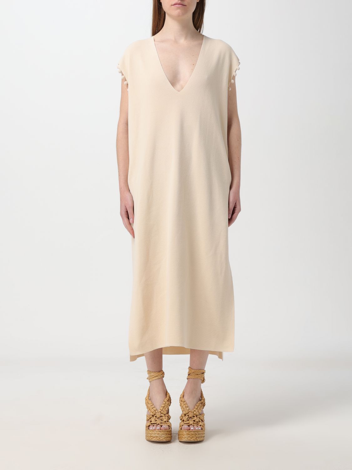 Max Mara Dress MAX MARA Woman color Cream