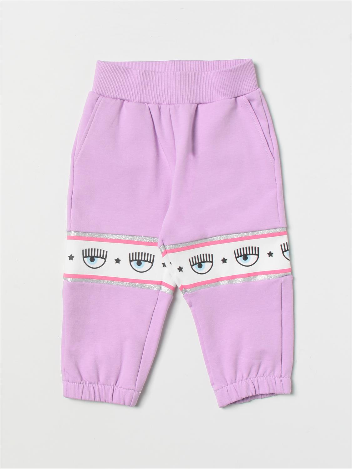 CHIARA FERRAGNI Trousers CHIARA FERRAGNI Kids colour Fuchsia