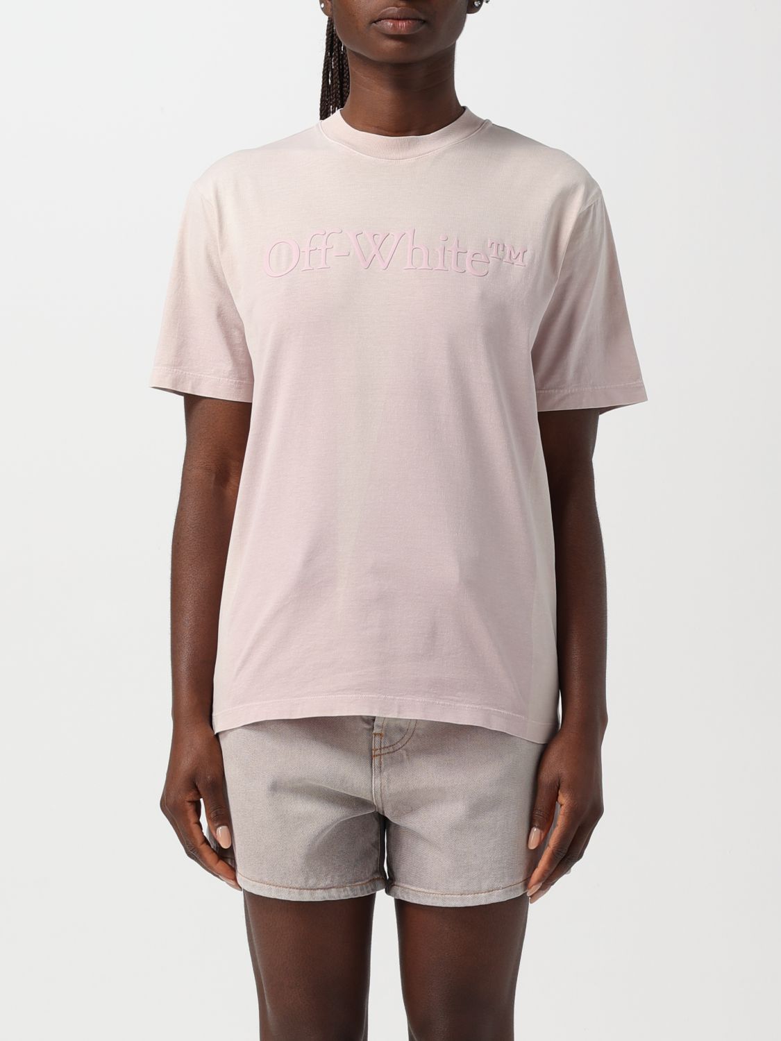 OFF-WHITE T-Shirt OFF-WHITE Woman colour Pink